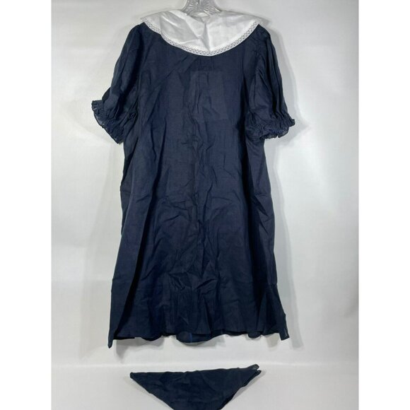 Sleeper Womens Marie Linen Dress Large XL Blue - Picture 8 of 14